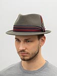 Шляпа STETSON арт. 1238115 TRILBY WOOLFELT (серый)